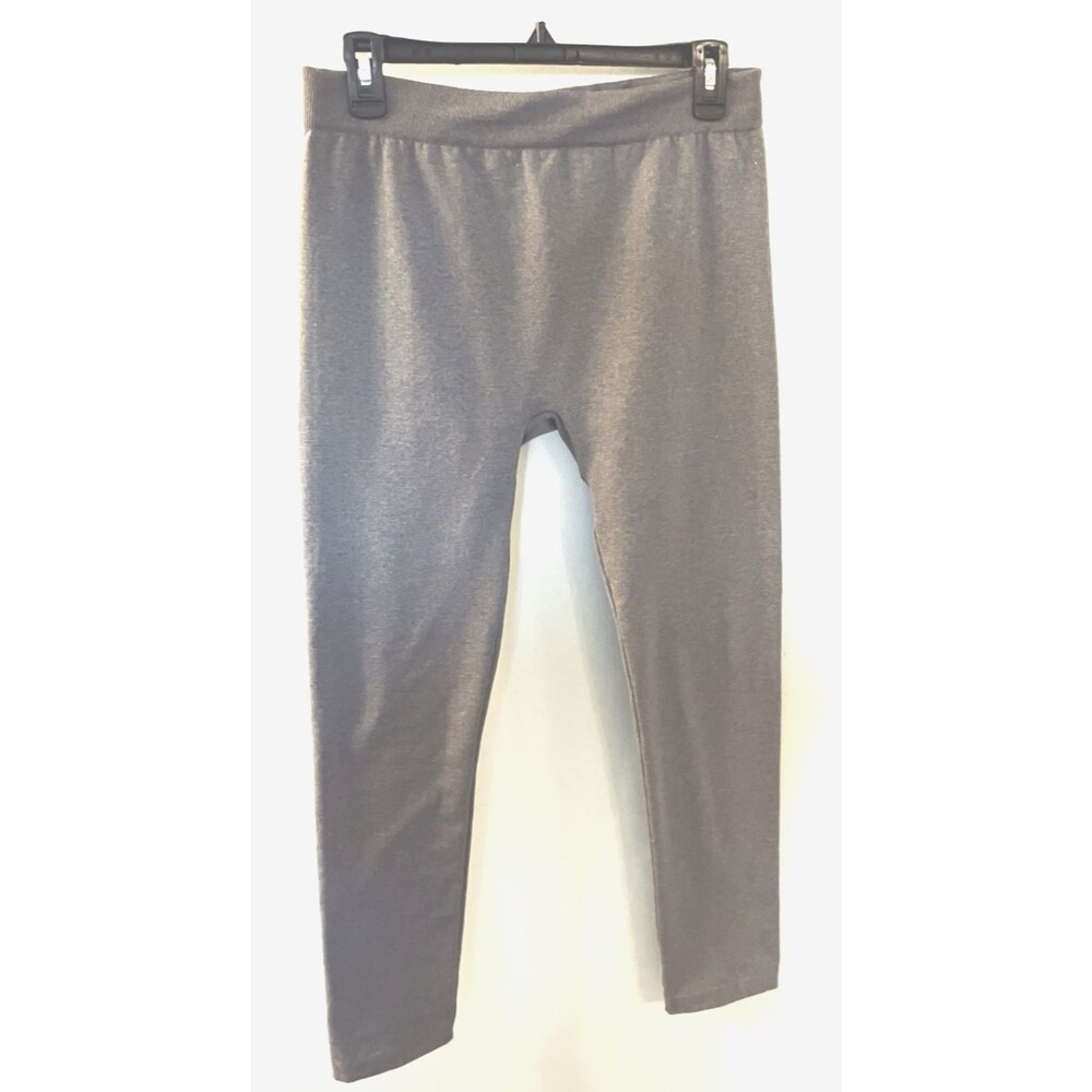 Sears Simply Styled Womens Fleece Grey Leggings L/XL NWOT